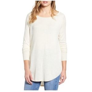 Caslon Shirttail Tunic Sweater